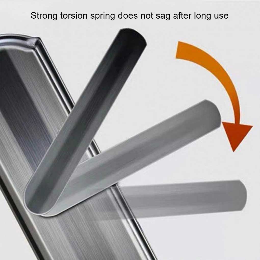 1 Pair Security Door Handle Entry Lever Stainless Steel Lock Panel