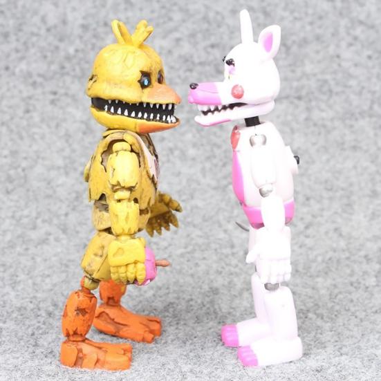 Five Nights Action Figures LED Detachable Kids Doll Toy Gift