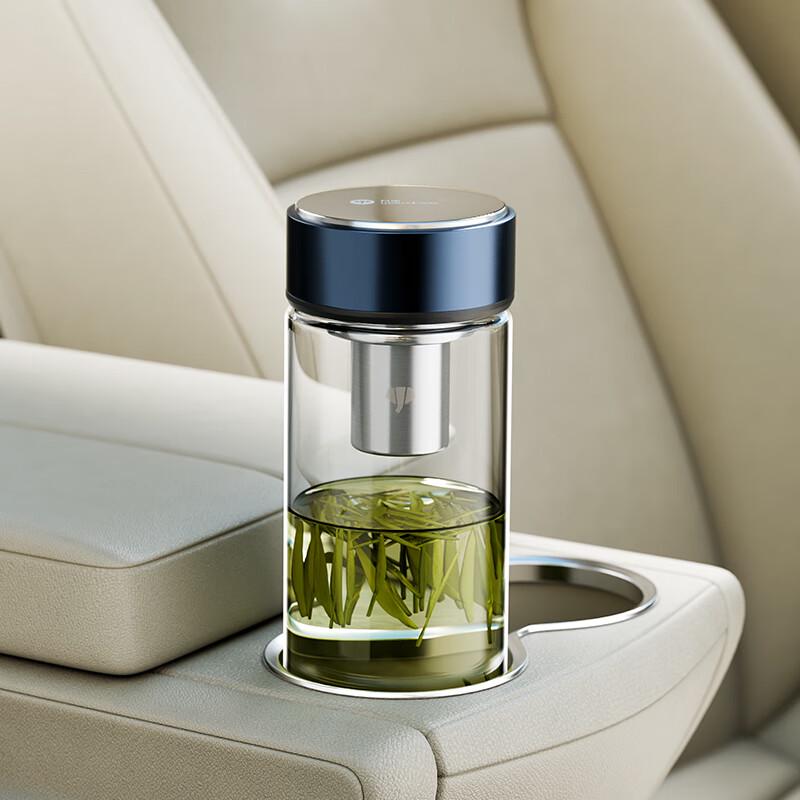 Wanxiang Portable Borosilicate Glass Tea Infuser Bottle