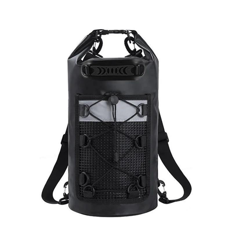 Outdoor Waterproof Bag Camping Rafting Swimming Creek Mesh Bag Large Capacity Beach Bags 20L