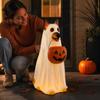Statua di Cane Luminosa di Halloween con Luce LED per Decorazione Domestica