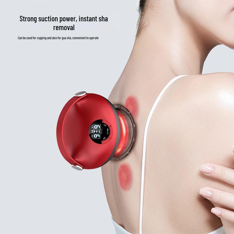 Portable Electric Heating Cupping and Guasha Vacuum Massager