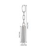 Heavy Duty Stainless Steel Bell Sweet Sound Parrot Bell Toy Durable Hanging Bell Toy  Bird Cage Use