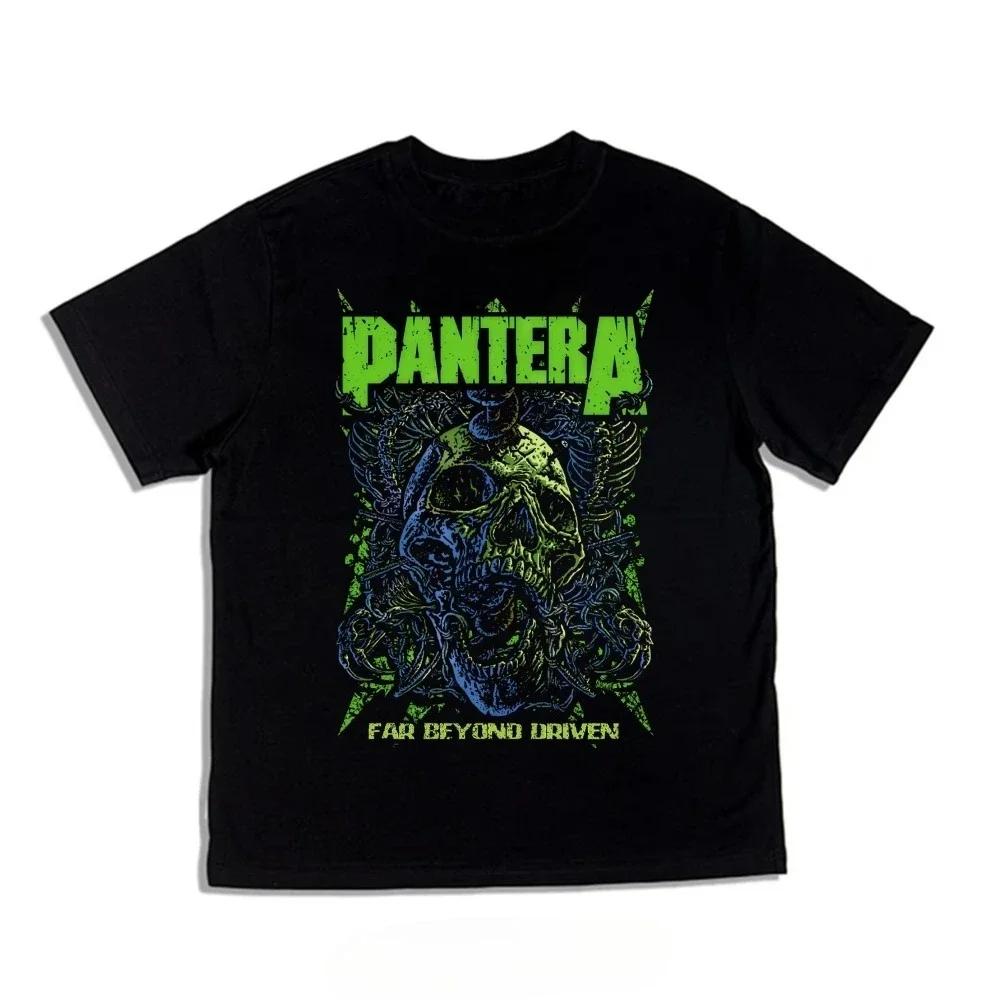 

2026 Roll Pantera Pandora Band Printed T-shirts Pure Cotton Short Sleeve Fashion Brand High Quality Luxury Brand Selling Popular S разноцветный