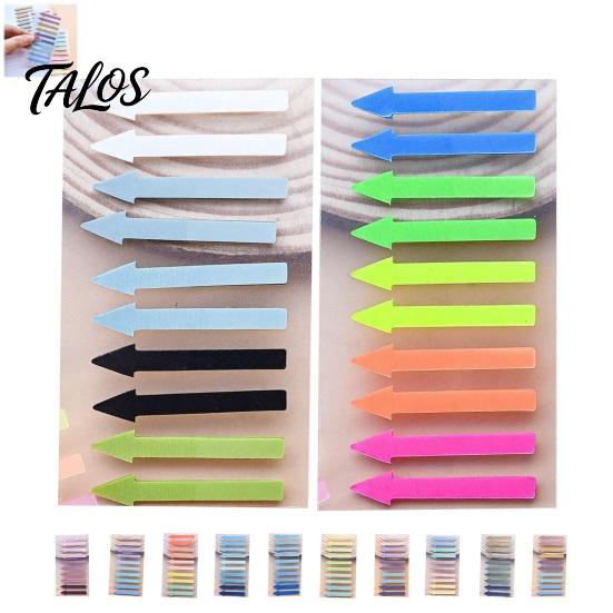 File Marking Tags Arrow Index Tab Stickers, Translucent PET Page Markers, Adhesive Markers Colorful Sticky Flags for Organizing Book And Dividers