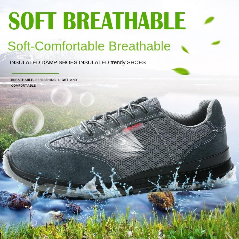Labor Protection Shoes Men's Anti-Smashing and Anti-Penetration Insulation Electrical Protection Safety Shoes 6kv