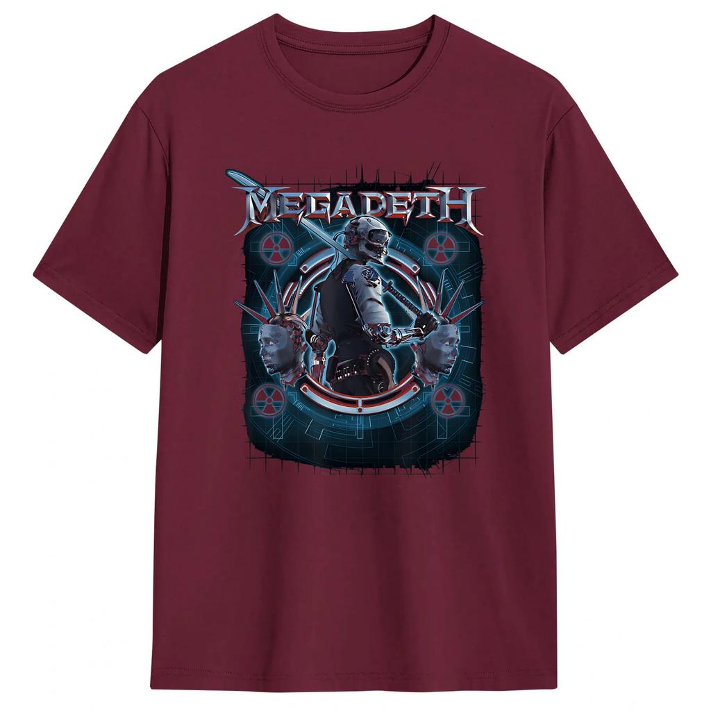 Vic Rattlehead Megadeths TShirts Unisex Funny 100 Cotton Tee Shirt Crew Neck Short Sleeve T Shirts Summer Tops