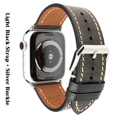 Original1:1 Cow Leather Loop Bracelet Belt Band for Apple Watch 6 SE 5 4 42MM 38MM 44MM 40MM Strap for iWatch 6 5 4 Wristband