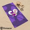 Purple Cartoon Character Microfiber Beach Towel Quick Dry Sand Free Oversized Soft Absorbent Bath Towel for Swimming Pool Travel
