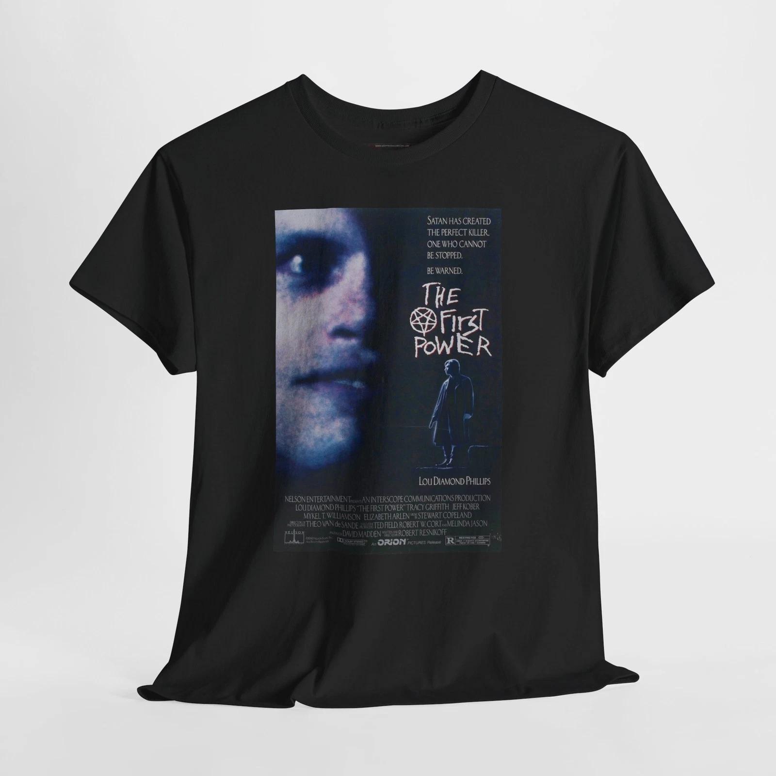 The First Power 1990 Retro Movie Poster Horror Unisex Graphic T-Shirt M