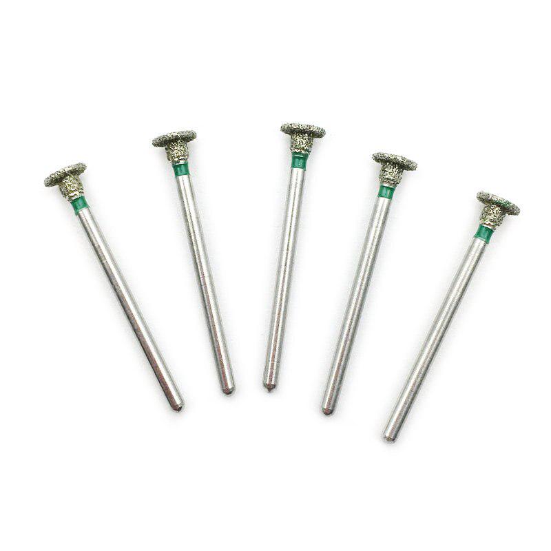 5pcs FG Dental Diamond Burs Wheel Round Edge Type Dia-burs for High Speed Handpiecess Dentist Tools WR-X44C