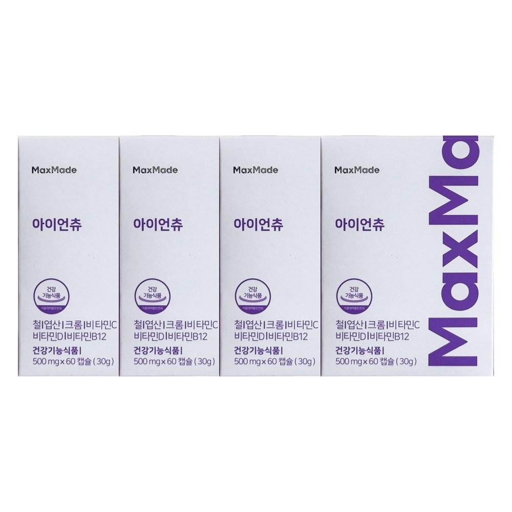 Maxmade Iron Chew 60 tablets, 4 pcs