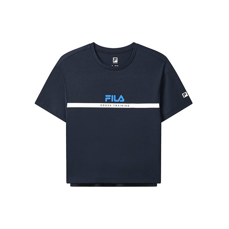 New FILA T Shirt Women's Royal Blue A11W131105F-NV