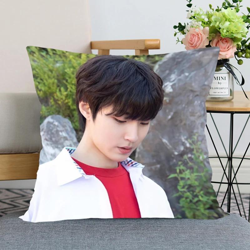 KPOP Hwang In Yeop Pillow Case True Beauty For Home Decorative Pillows Cover Invisible Zippered Throw PillowCases 45X45cm