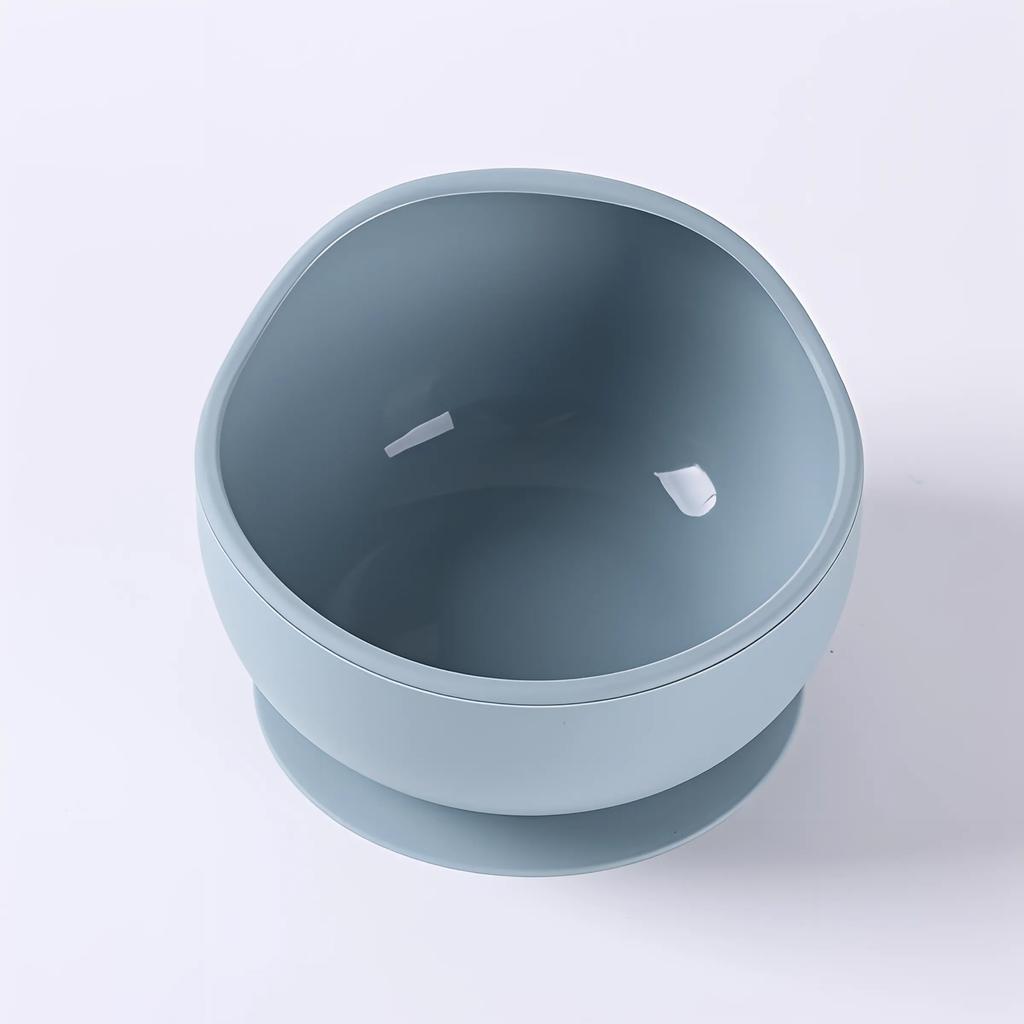 Non-Toxic Children Silicone Suction Cup Bowl Feeding Tableware Infant Non-Slip Training Learning To Eat Bowl Baby Complementary Bowl