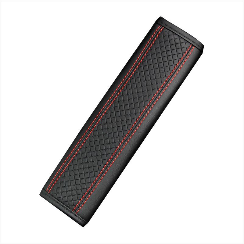 PU Leather Car Accessories Seat Belt Safety Shoulder Cover Breathable Protection Seat Belt Padding Pad Car Accessories Interiors