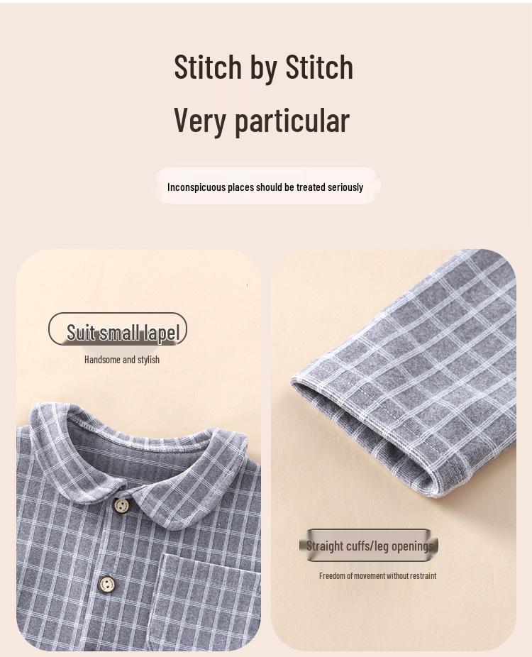 Children's Plaid Fleece Pajama Set - Boys' Loungewear