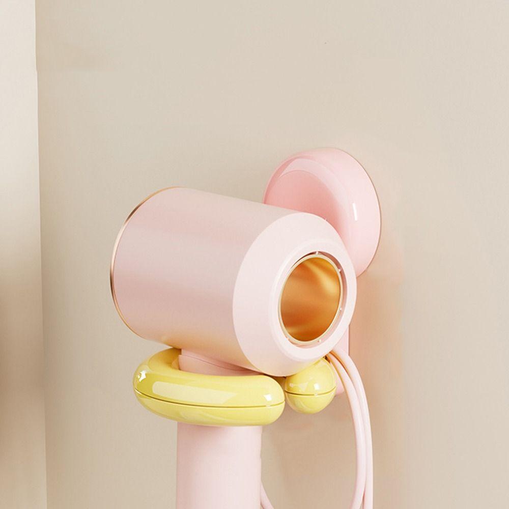 Wall Mounted Hair Dryer Racks Plastic Blow Dryer Holder Hair Dryer Storage Shelf  for Home