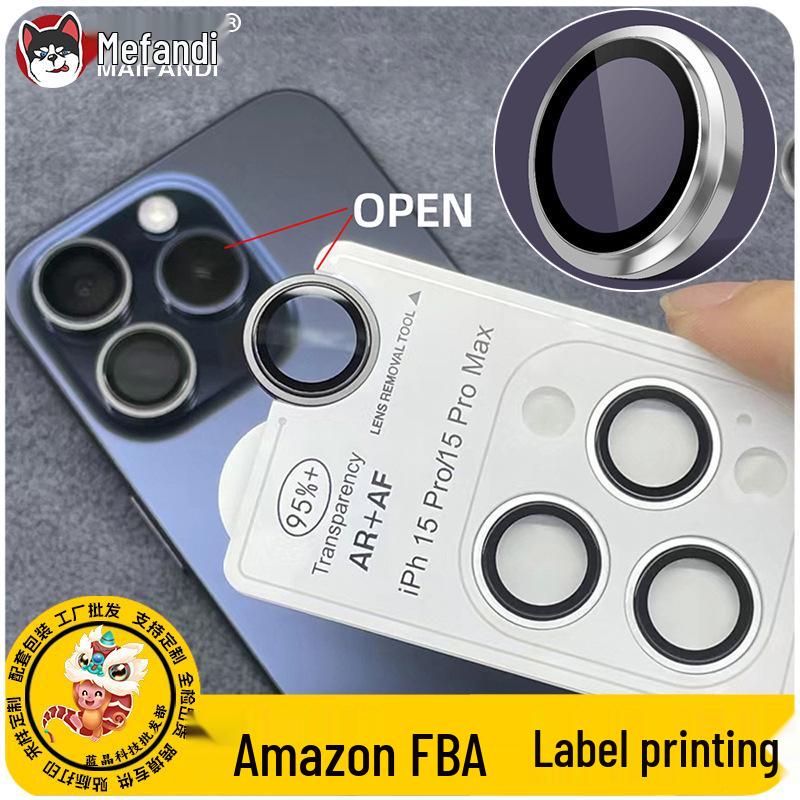 

Защитная пленка для объектива Apple 16 Pro HD с металлическим кольцом для iPhone 15/14 - Закаленное стекло Eagle Eye iPhone 11 [Black]