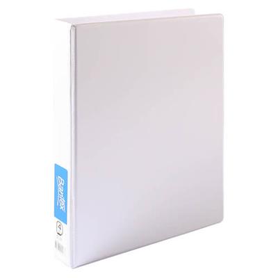 Bantex Insert Binder 25mm A4 (White) (4 D-ring)