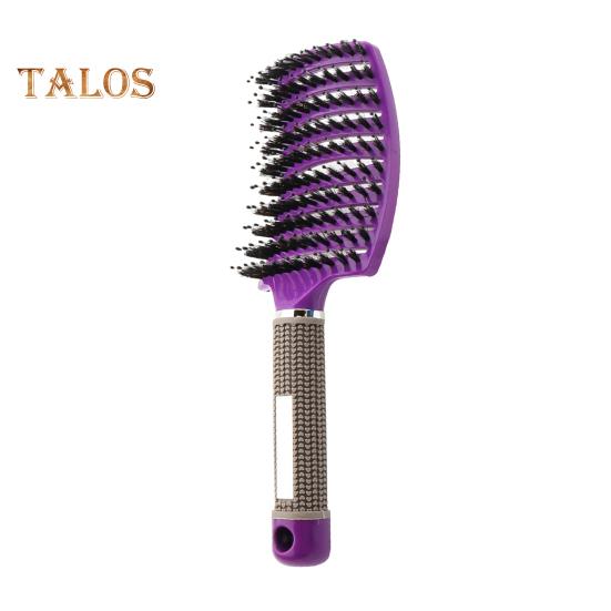 Vented Hair Brush Portable Anti-static Thin Thick Curly Long Wet Dry Hair Paddle Brush Women Girls Scalp Massage Hair Styling Detangling Comb