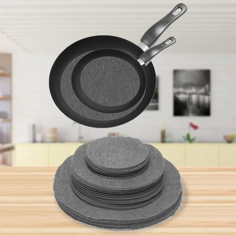 15PCS Pot Pan Felt Protectors Heat Resistant Divider Pads 3 Sizes Prevent Scratching Cookware Kitchen Mats