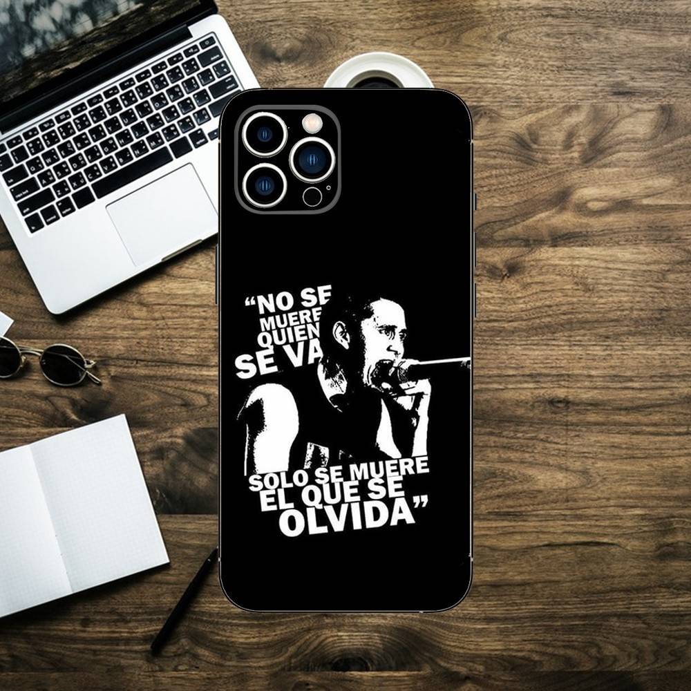 R-Residente Canserbero Phone Case For iPhone 16,15,14,13,12,11,XS,XR,X,8,7,Pro,Max,Plus,mini Silicone Black Cover