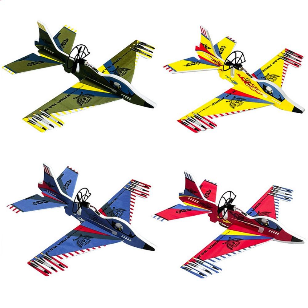 28*26*6.5cm Outdoor Toy Random Color Electric Plane Aircraft High Quality Inertial Foam Toys