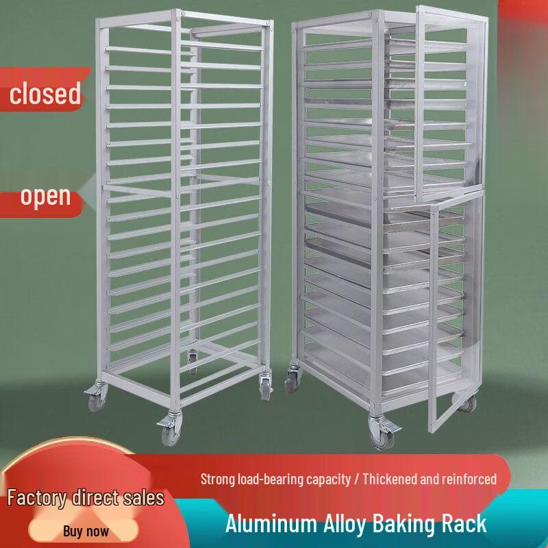 Commercial Aluminum Baking Tray Rack Trolley