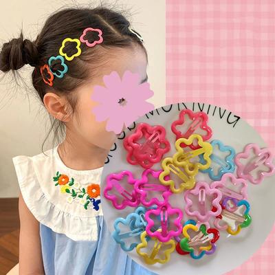 3 Stück Niedliche Bunte Blume Kleine BB Haarnadel Haarspangen für Mädchen Kinder Süßes Geschenk Haaraccessoires Party Feiertag Schmuck