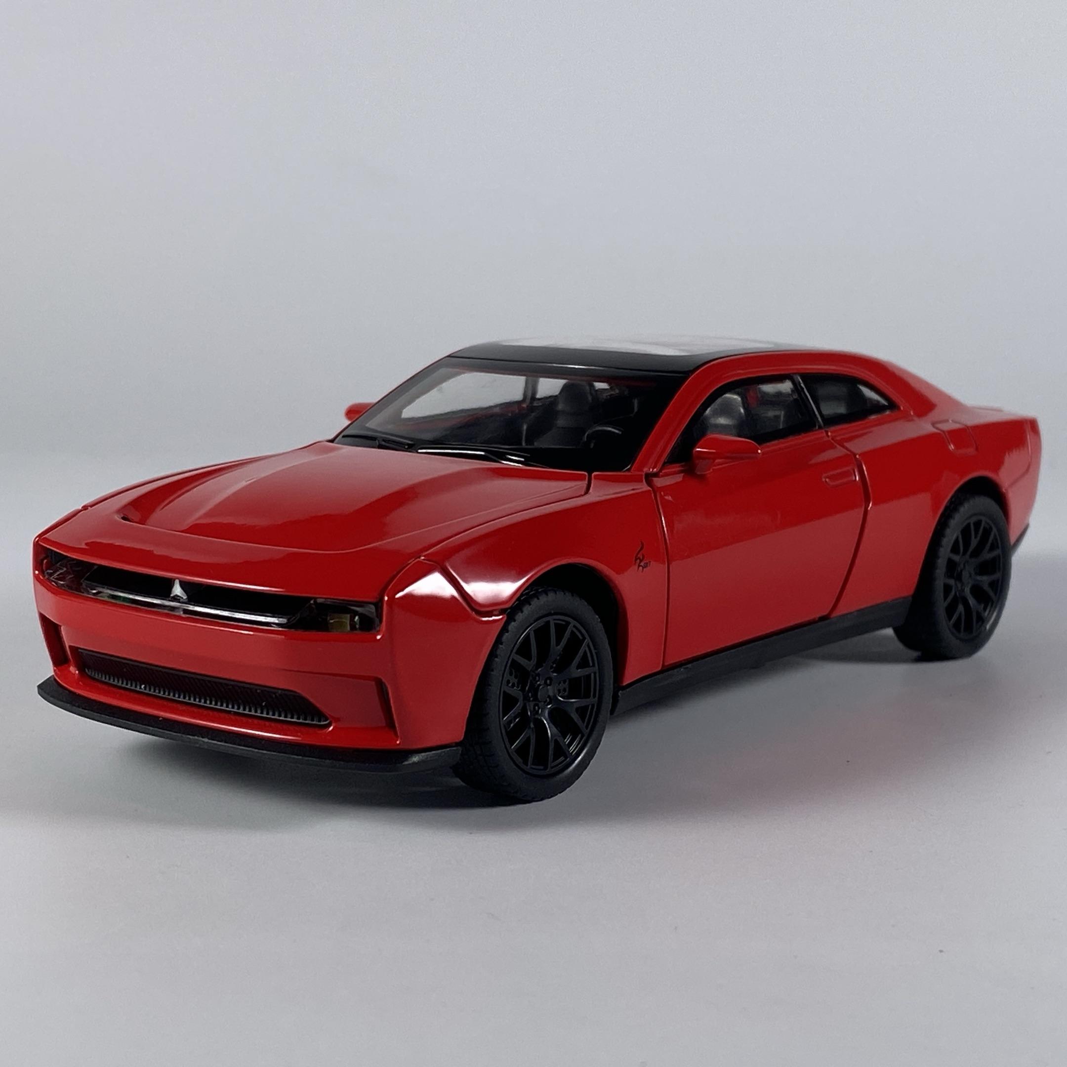 

1:32 Dodge Charger Daytona SRT EV Hellcat Alloy Metal Diecasts Model Car Outdoor Collection Ornaments Home Decoration Adult Gift красный