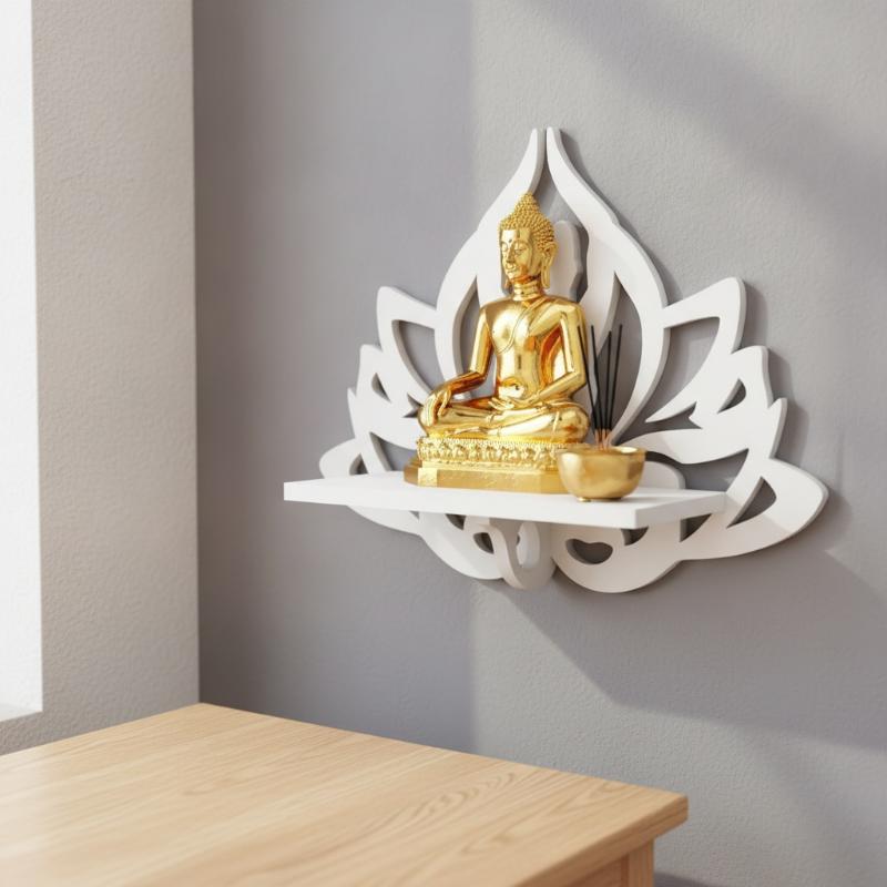 Wandboard, Räucherstäbchenhalterständer, Wandbehang, Wohnzimmer-Statuenhalterung, Schrein-Regal, Aufbewahrungsregal