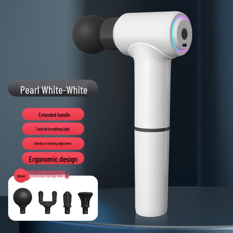 Electric Massage Gun with Heat and Extended Handle for Full-Body Relaxation