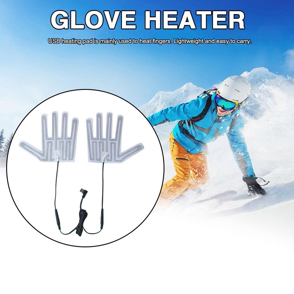 Gloves Gloves Heating Pad Electric Heating Film Glove Heating Sheet USB Heated Gloves Pad