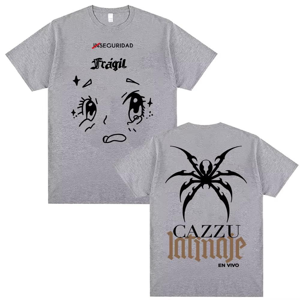 

2026 Summer New Model Singer Kazu Latinia HighQuality Fashionable Comfortable Mens Printed Roundneck TShirt for 2026 S