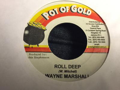 7inch Record WAYNE MARSHALL / JAGWA - Roll Deep / We Love Woman NONE Pot Of Gold 2003 Jamaica Reggae, Ska & Dub Used