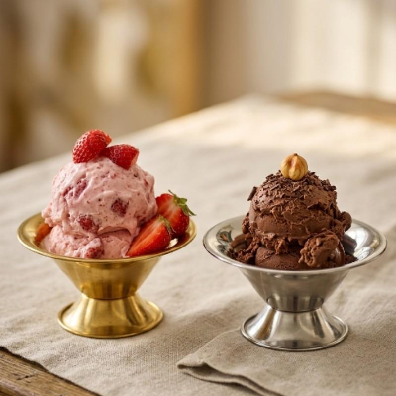 Stainless Steel Goblet Durable Shatterproof Multipurpose Cup for Ice Cream Fruit Dessert Cafe Bar Restaurant Hotel Use