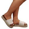 Large-sized Shoes Sponge Soles Hemp Rope Flip-flops Thick-soled Slippers Thick-soled Sandals