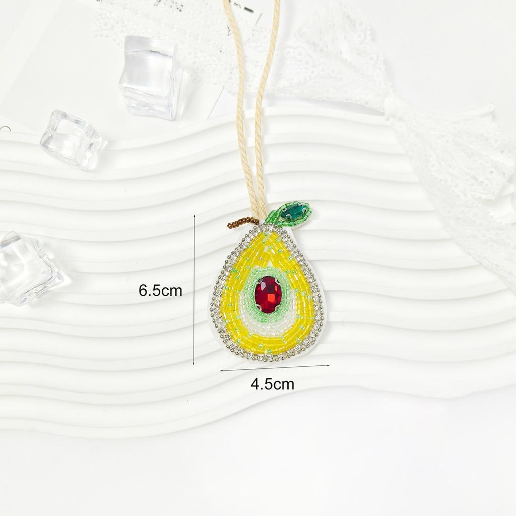 5-10cm Coconut Tree Decor Rainbow Patch Beaded Pendant For Clothing Applique Tropical Decor Wall Decor