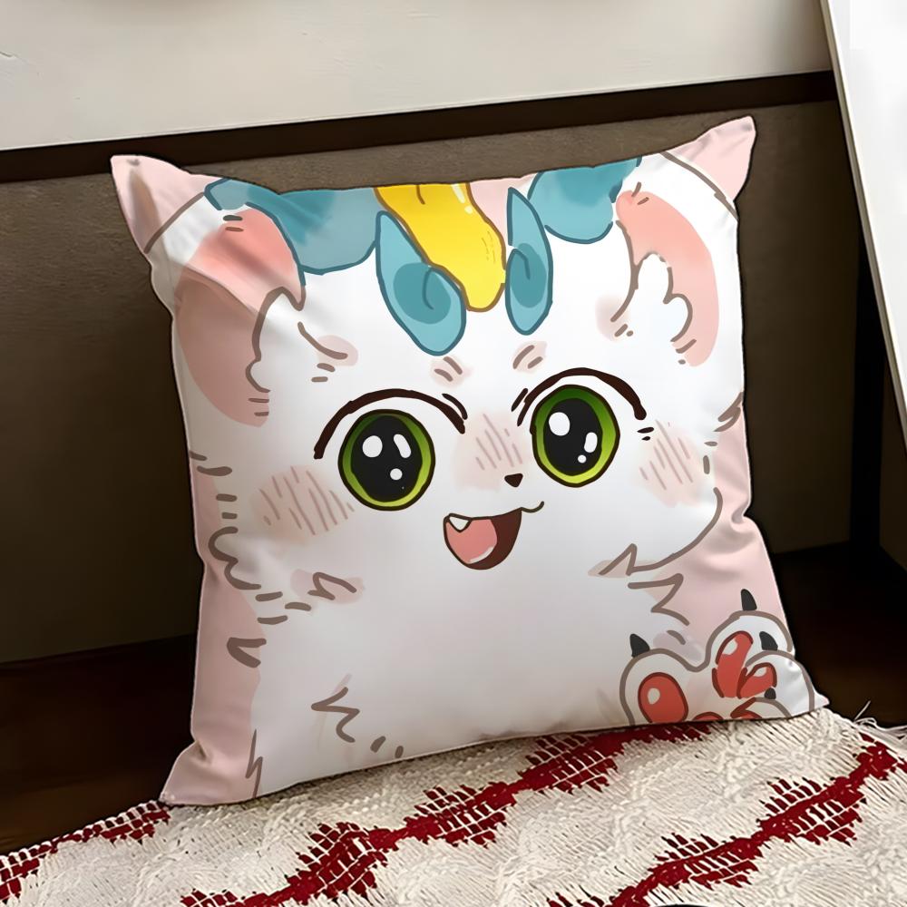 Cute You Shou Yan Cushion Cover Reversible Soft Durable Pillow Cover Home  Car MultiScene Use for Daily Comfort