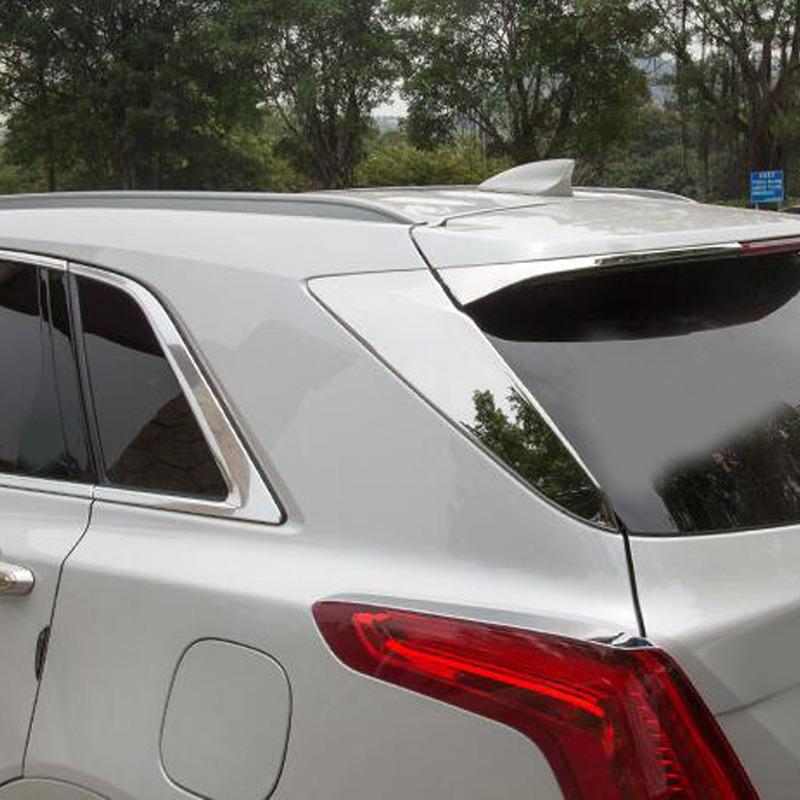 For Cadillac XT5 2016 2017 2018      Car Tail Wing Side Cover Decoration Trim Frame Window Stick Accessories