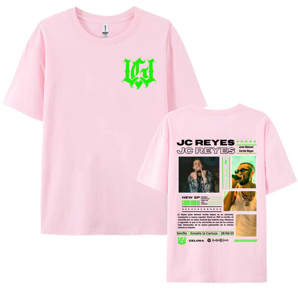 Rapper Jc Reyes Music Album Tour 2025 Merch Tshirts for Unisex Hip Hop Street Pop Music T Shirts Unisex 100 Cotton Casual Tshirt