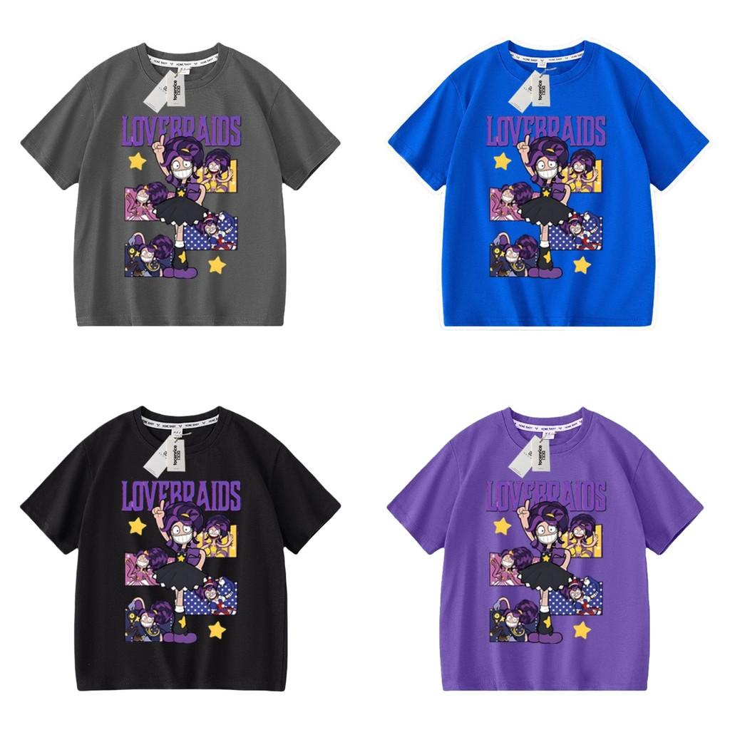 Kids Girls Lily Lovebraids Printed Short Sleeves T-Shirt Top