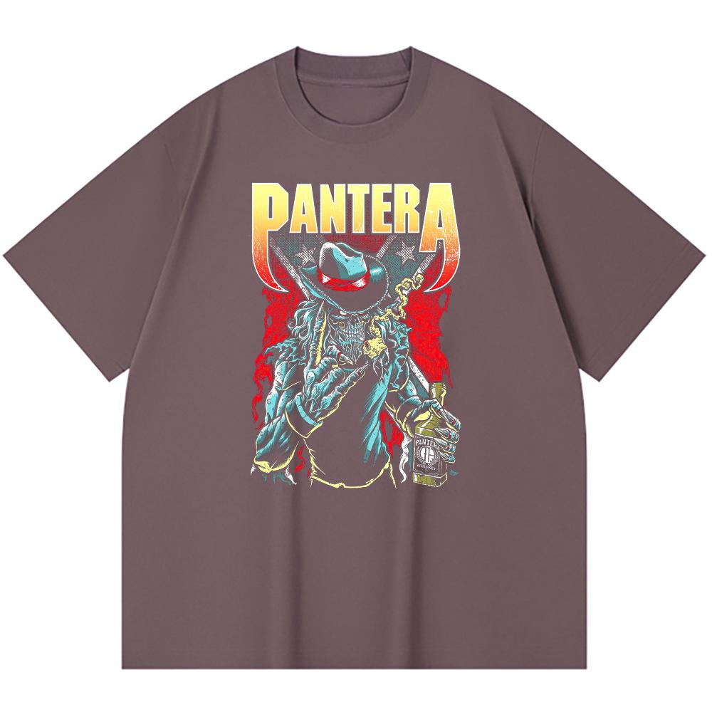 T-shirt Heavy Metal 100% Cotone 230 Gsm Stampa Band Rock Musica Popolare Unisex T-shirt Pesante in Cotone