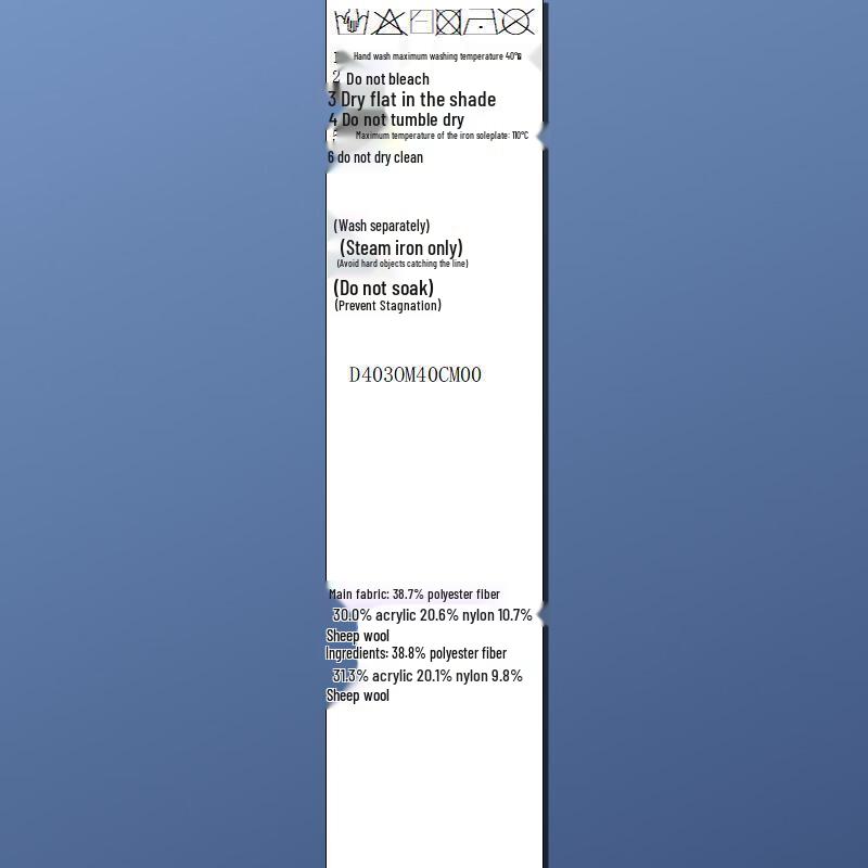 Sancai Faux Two-Piece Color-Block Knit Sweater