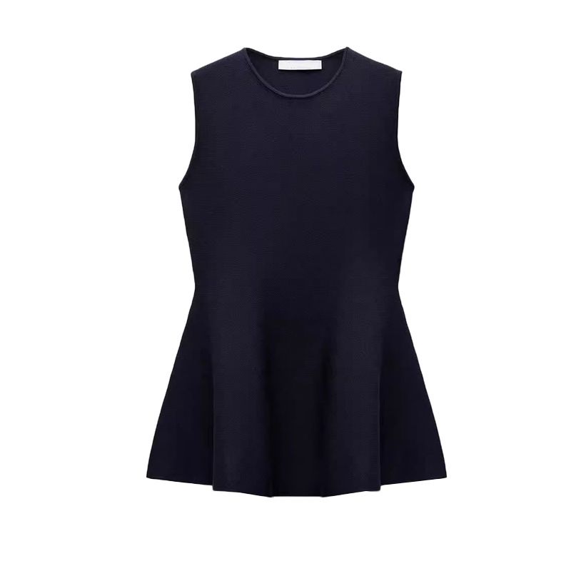 

Fall and Winter New Women s Clothing Knitting Wide Tube Pants 5536174 Short Skirt Hem Knitting Tops 5536173 Sea Blue Top L