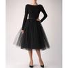 Dames Effen Geplooide Zwarte Rok Indiase Bollywood Feestkleding Mini Rok Jurk