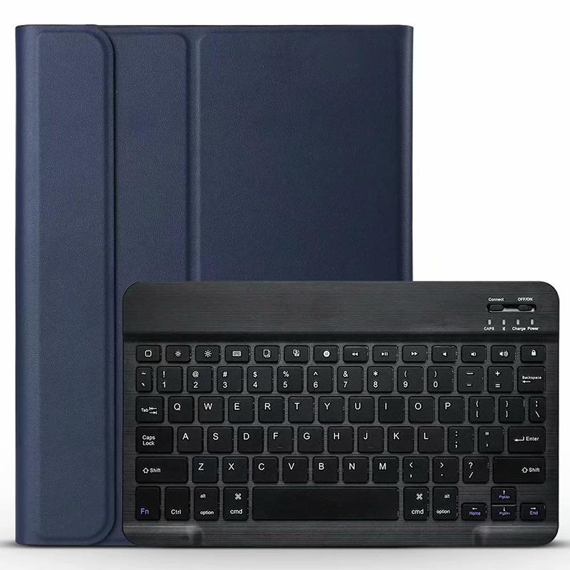 Samsung Tab S11 Protective Leather Case with Magnetic Bluetooth Keyboard, Mouse, and Korean/Spanish Support