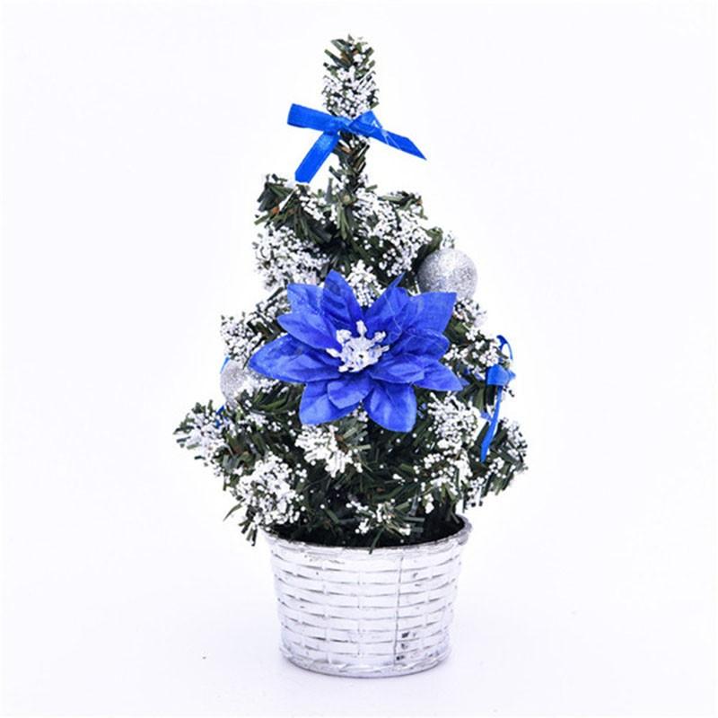 Vibrant Artificial Mini Christmas Tree Miniature Festive Table Decoration