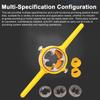 Multifunctional Plastics Water Pipes Threading Die Imperial Manual Tap Screw Dies Set PVC NPT 60° Conical Tube Thread Die Kit